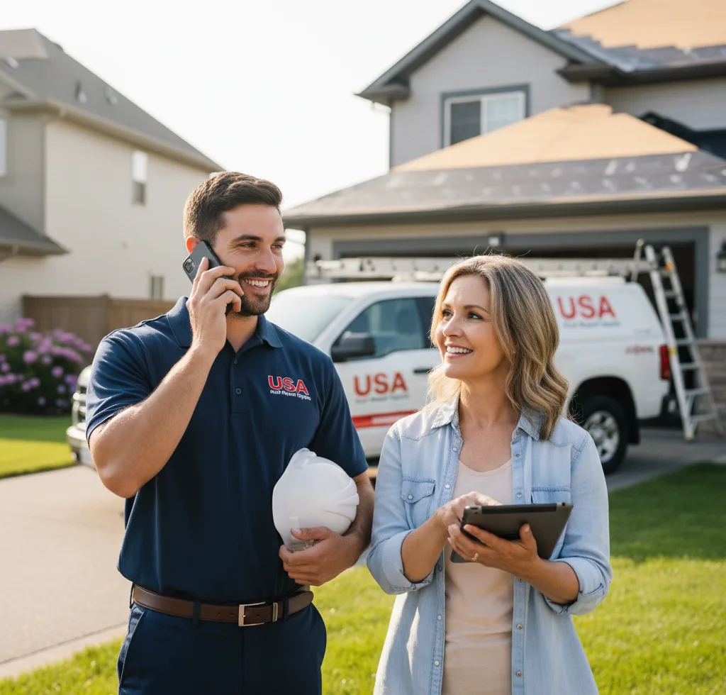 USA Roof Repair Experts customer support in Gardners